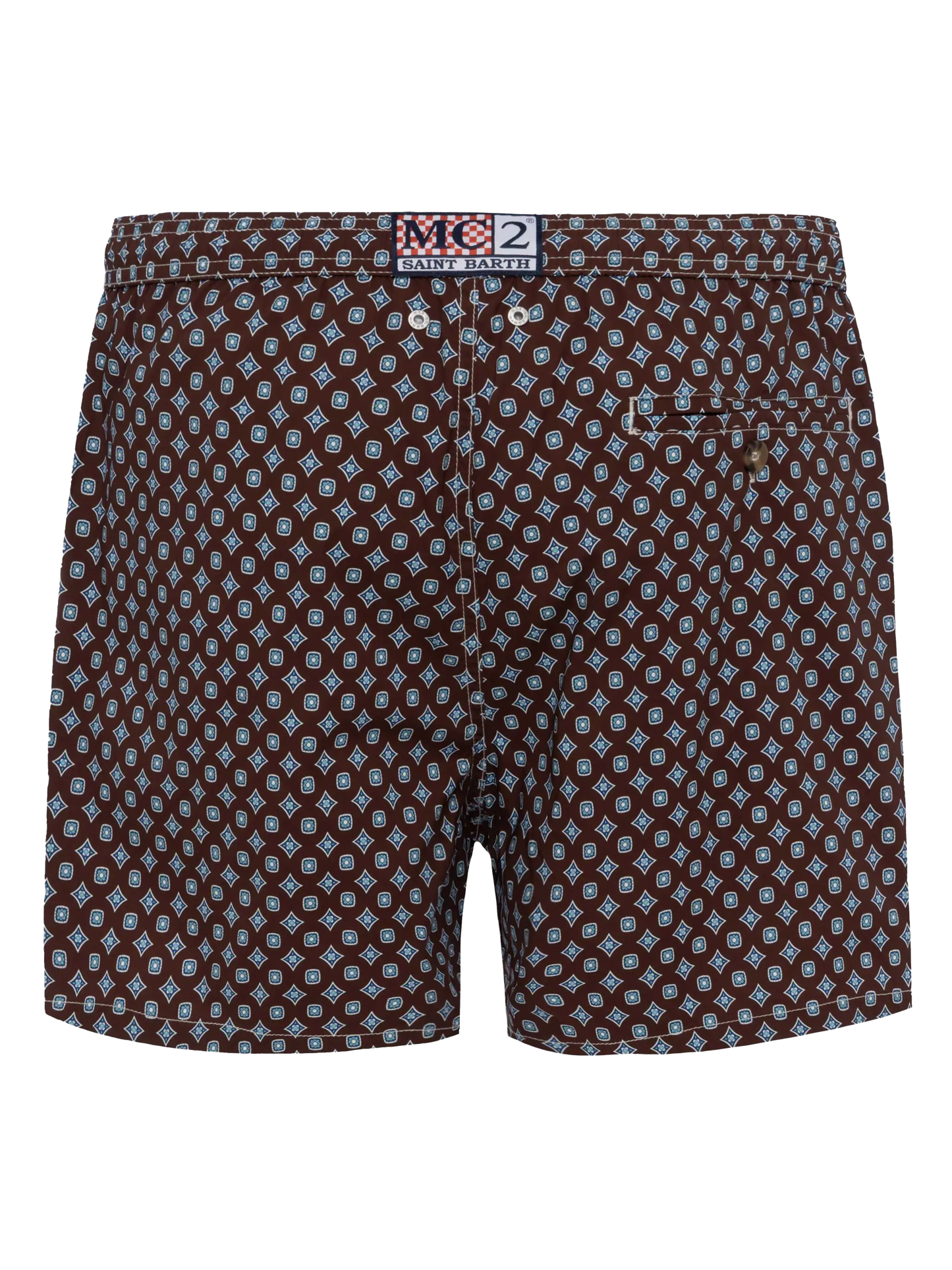 Comfort Light swim shorts with tie print