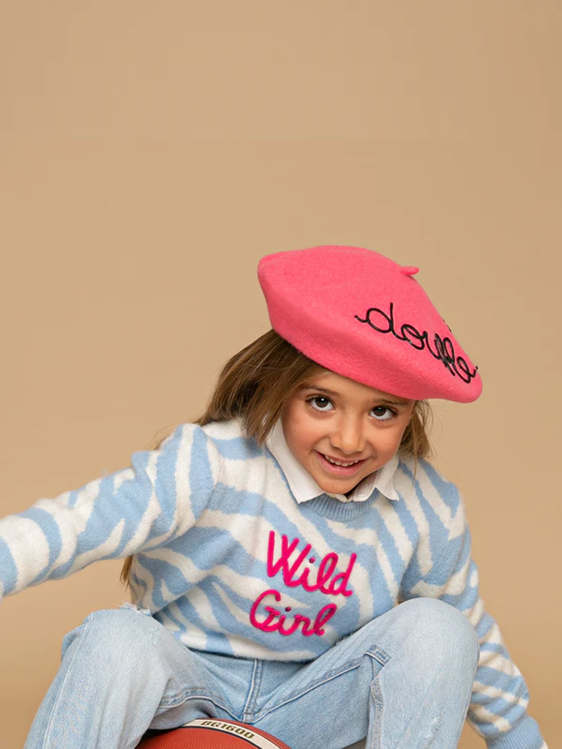 Girl basque with Double Trouble embroidery | Leontine Vintage Special Edition - MC2 Saint Barth