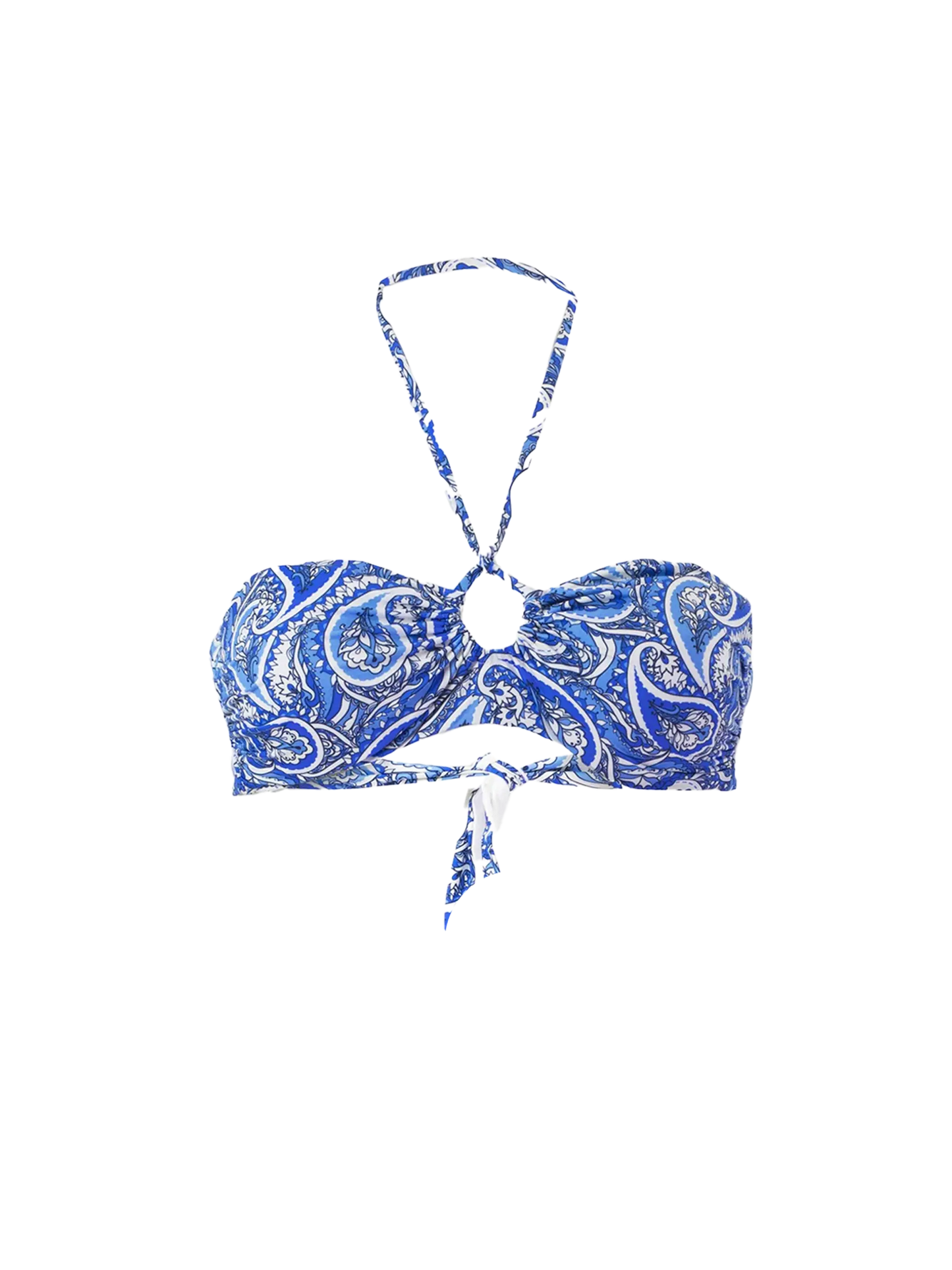 Bandanna print bandeau top