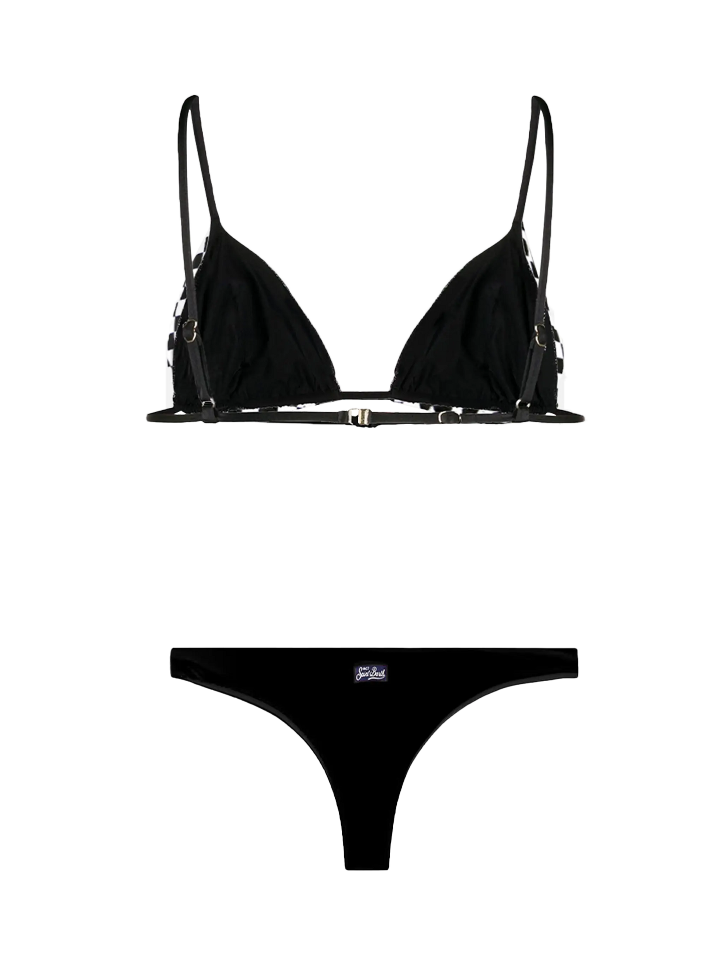 Woman triangle bikini with gingham print - MC2 Saint Barth