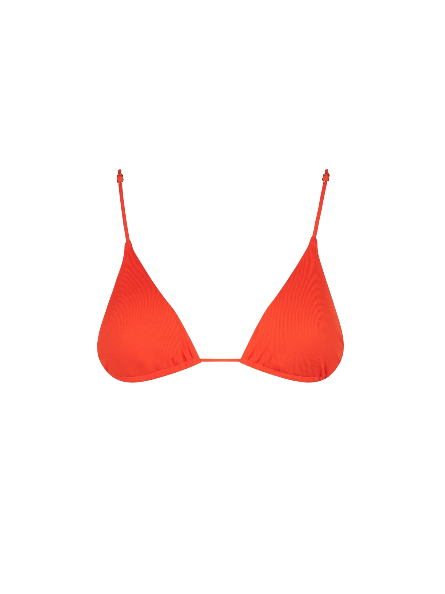 Orange ribbed triangle