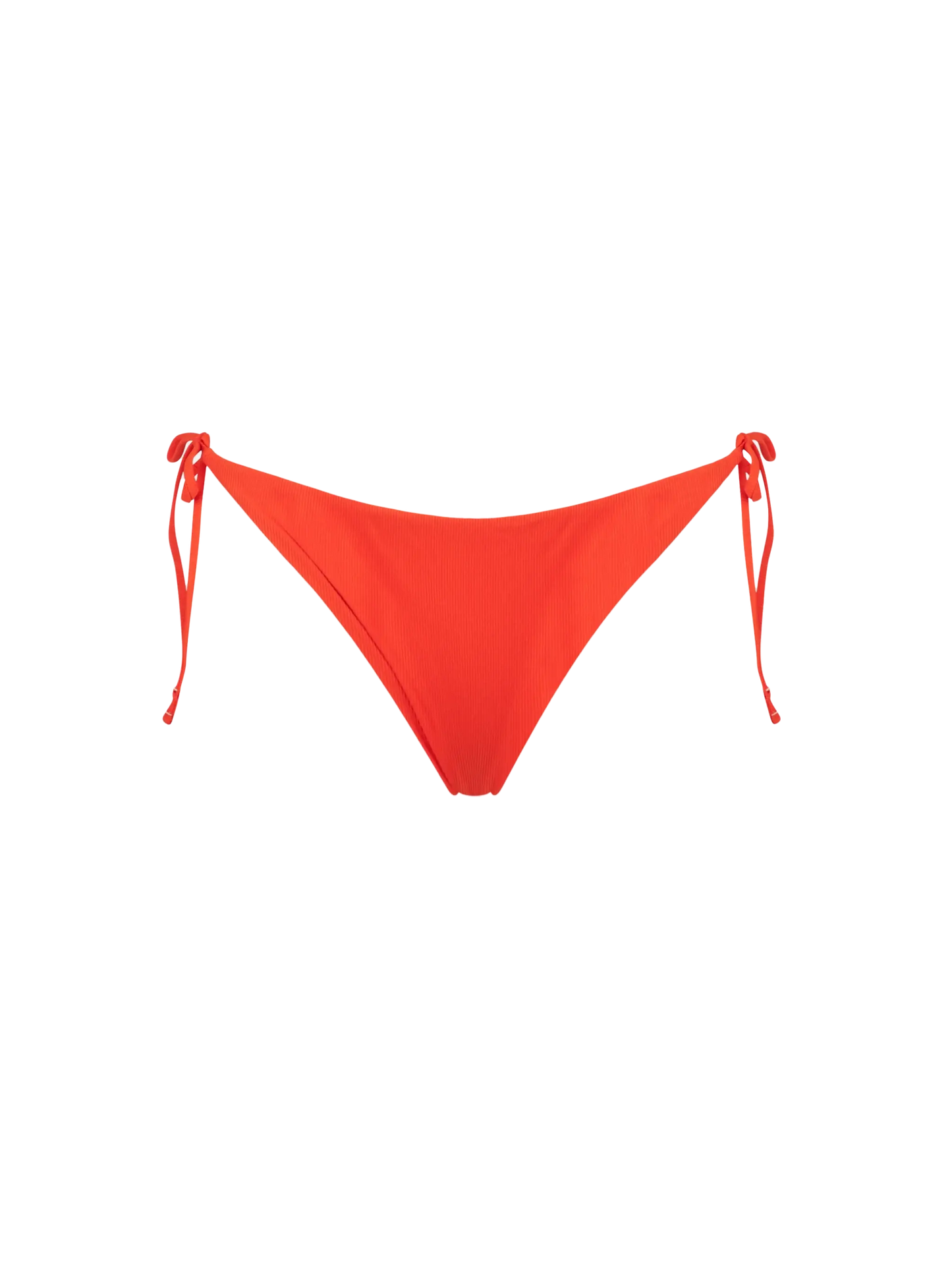 Orange ribbed swim briefs