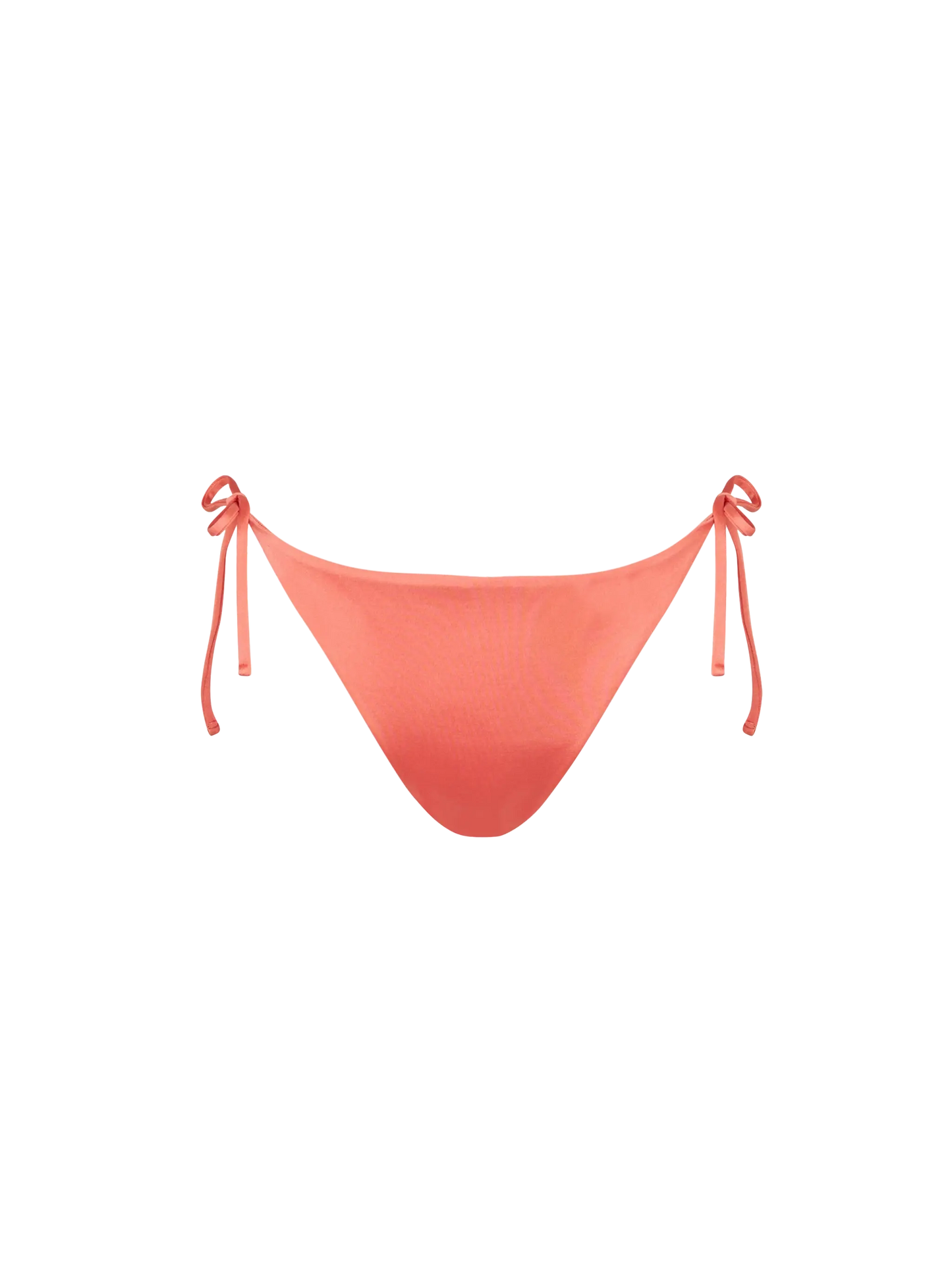 Shiny peach swim briefs