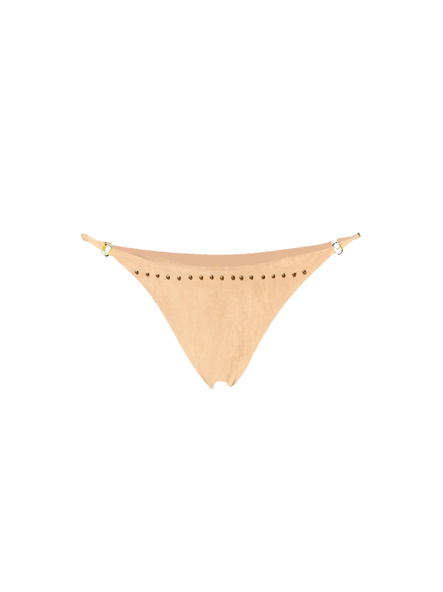 Woman suede cheeky swim briefs