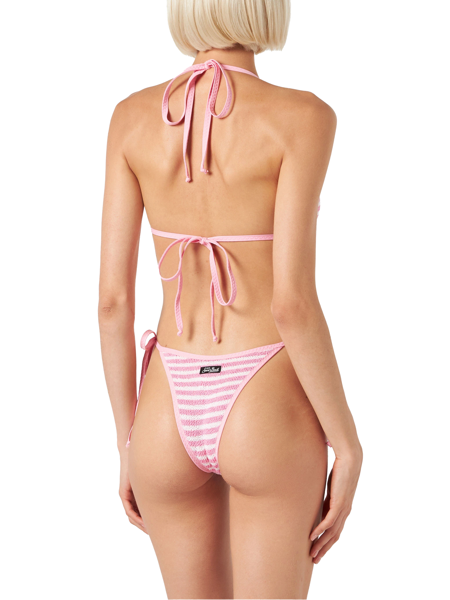 Slip da bagno sgambato da donna crinkle