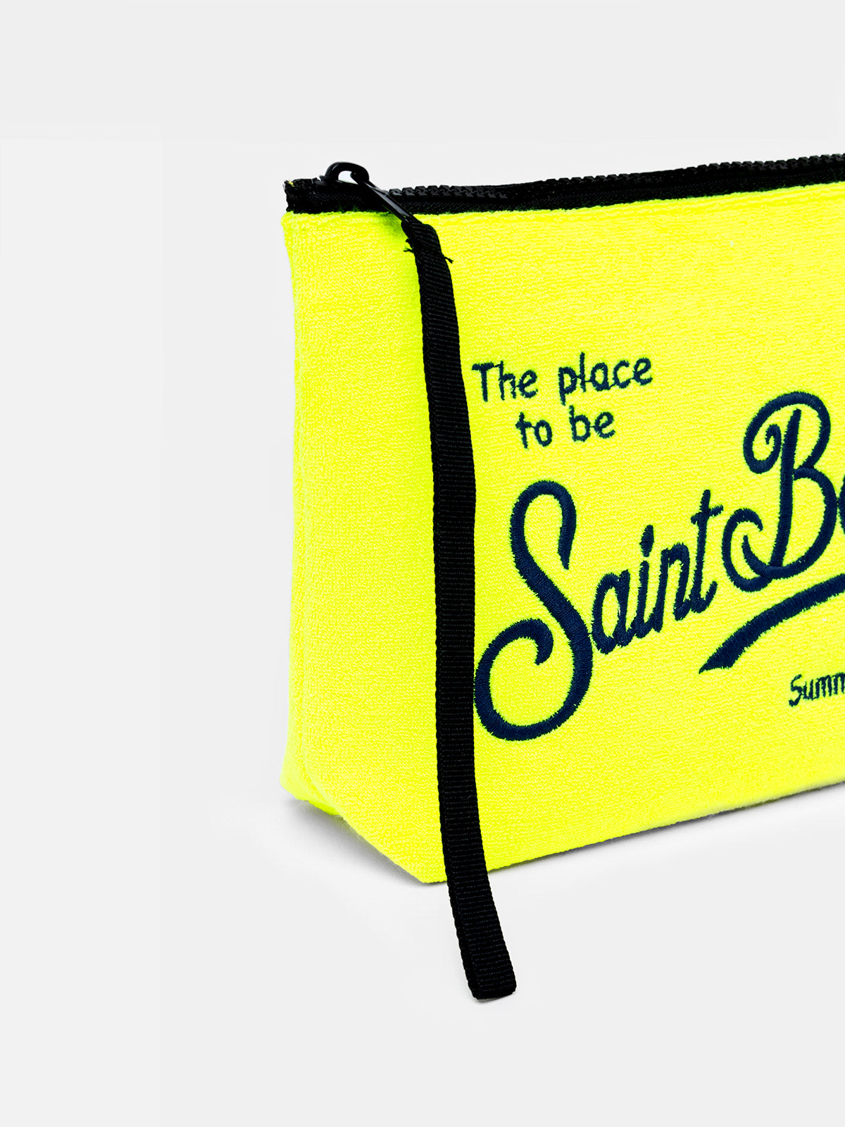 Fluo yellow terry pochette Aline