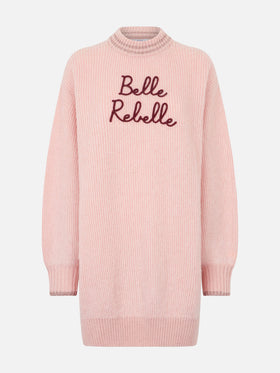 Brushed knit dress with Belle Rebelle embroidery - MC2 Saint Barth