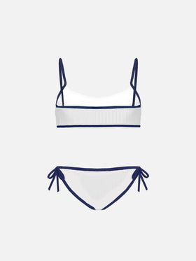 Girl white bralette bikini - MC2 Saint Barth
