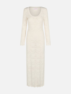 Woman cotton knit midi dress - MC2 Saint Barth