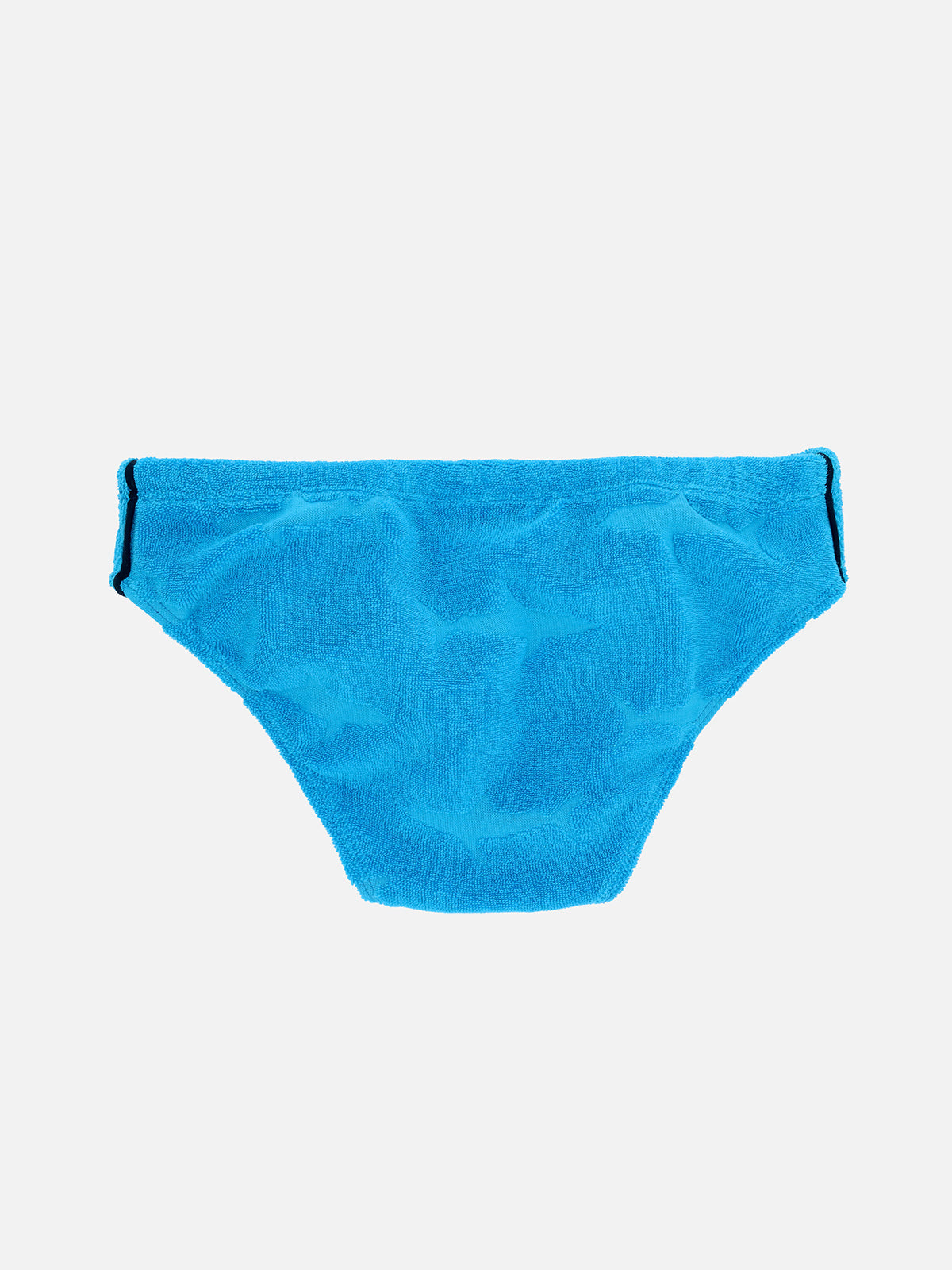 Slip da bagno Billy in spugna con lavorazione squali in rilievo