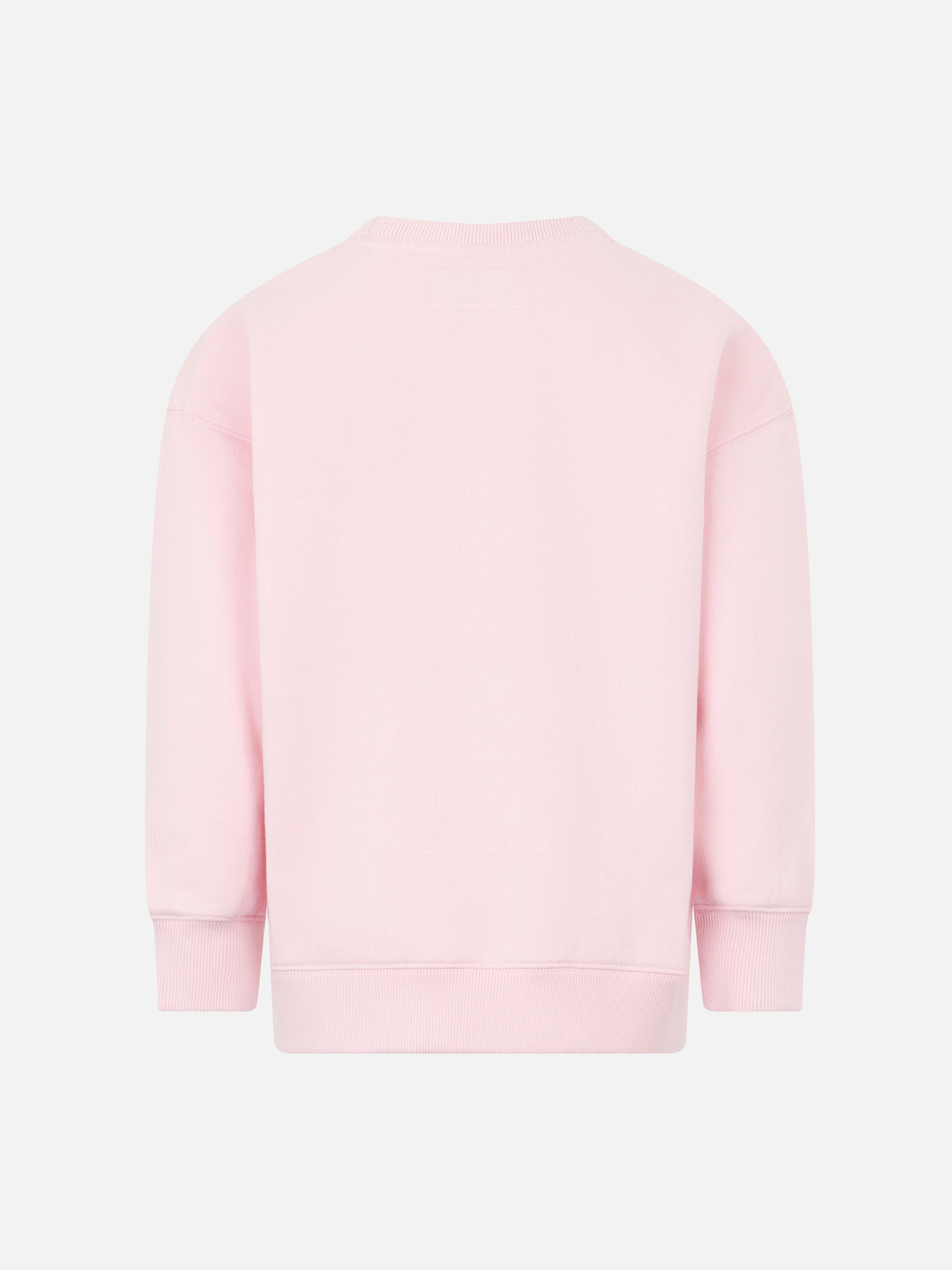 Girl fleece sweatshirt with Barbie St. Barth print | BARBIE SPECIAL EDITION - MC2 Saint Barth