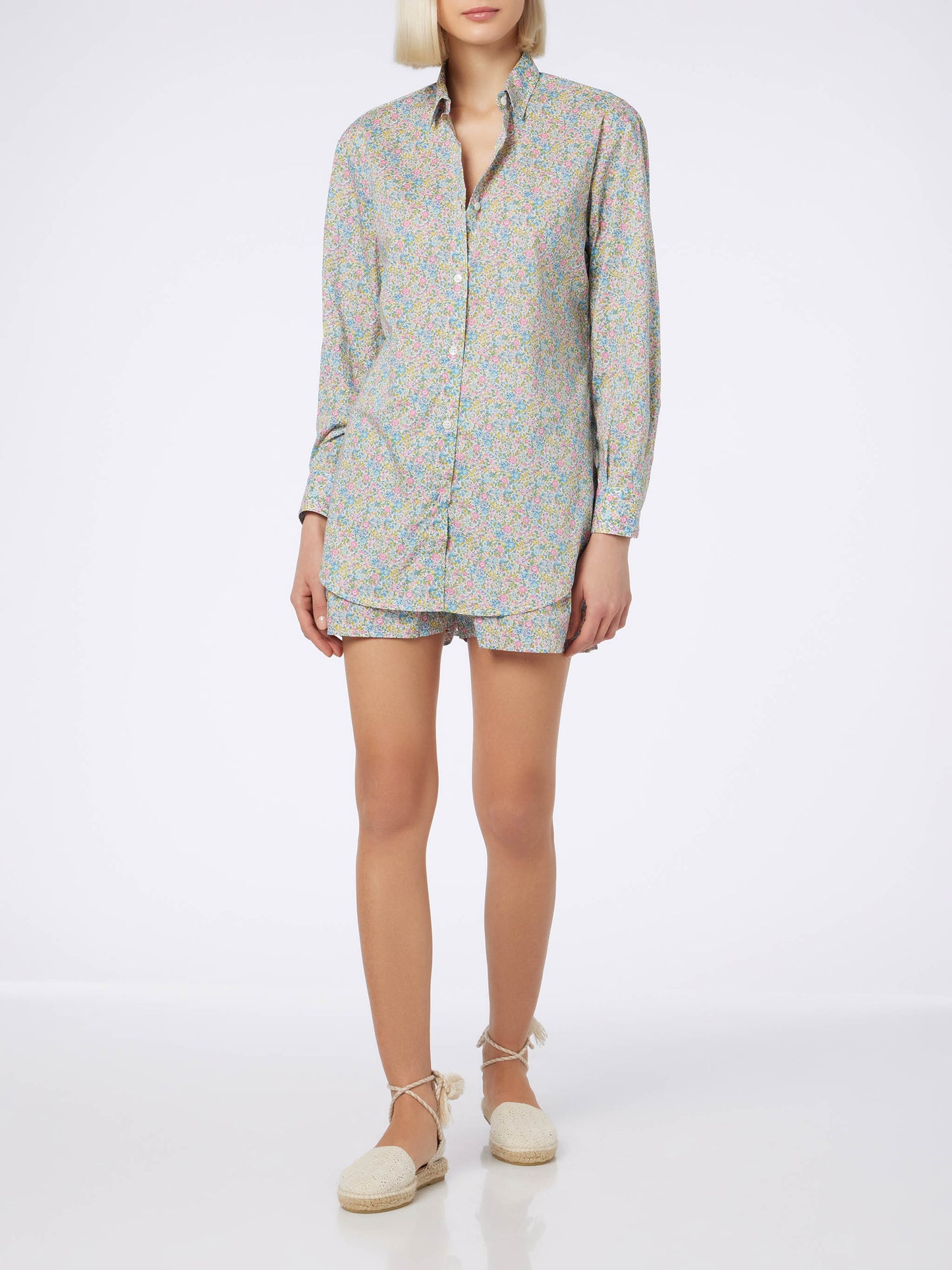 Damen Shorts aus Baumwolle mit Emma & Georgina-Print Boxy | HERGESTELLT AUS LIBERTY-STOFF