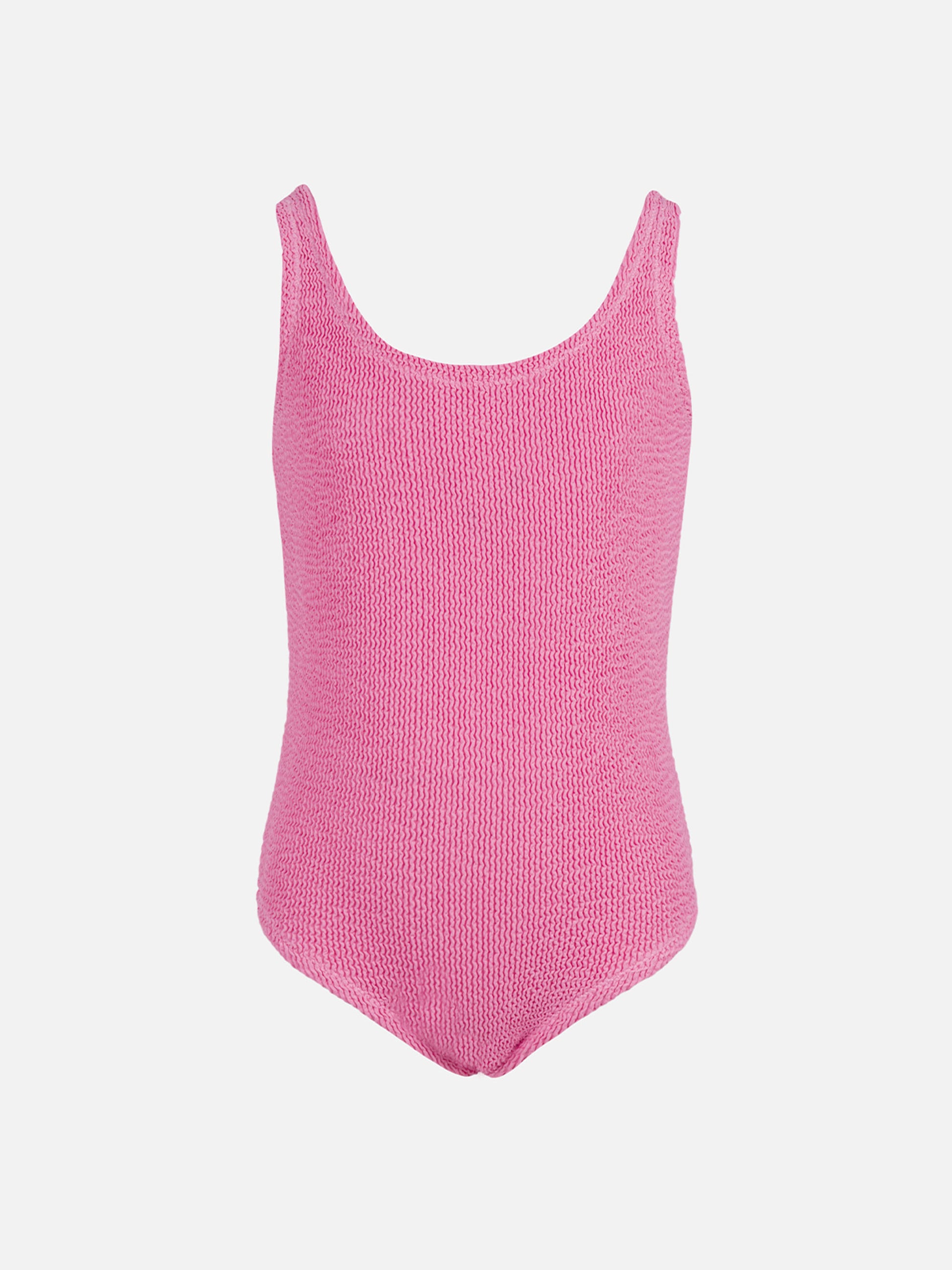 Cara pink crinkle one-piece swimsuit - MC2 Saint Barth