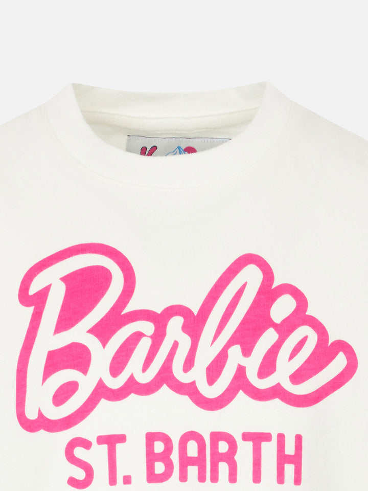 Girl heavy cotton t-shirt with Barbie St. Barth print | BARBIE SPECIAL EDITION - MC2 Saint Barth