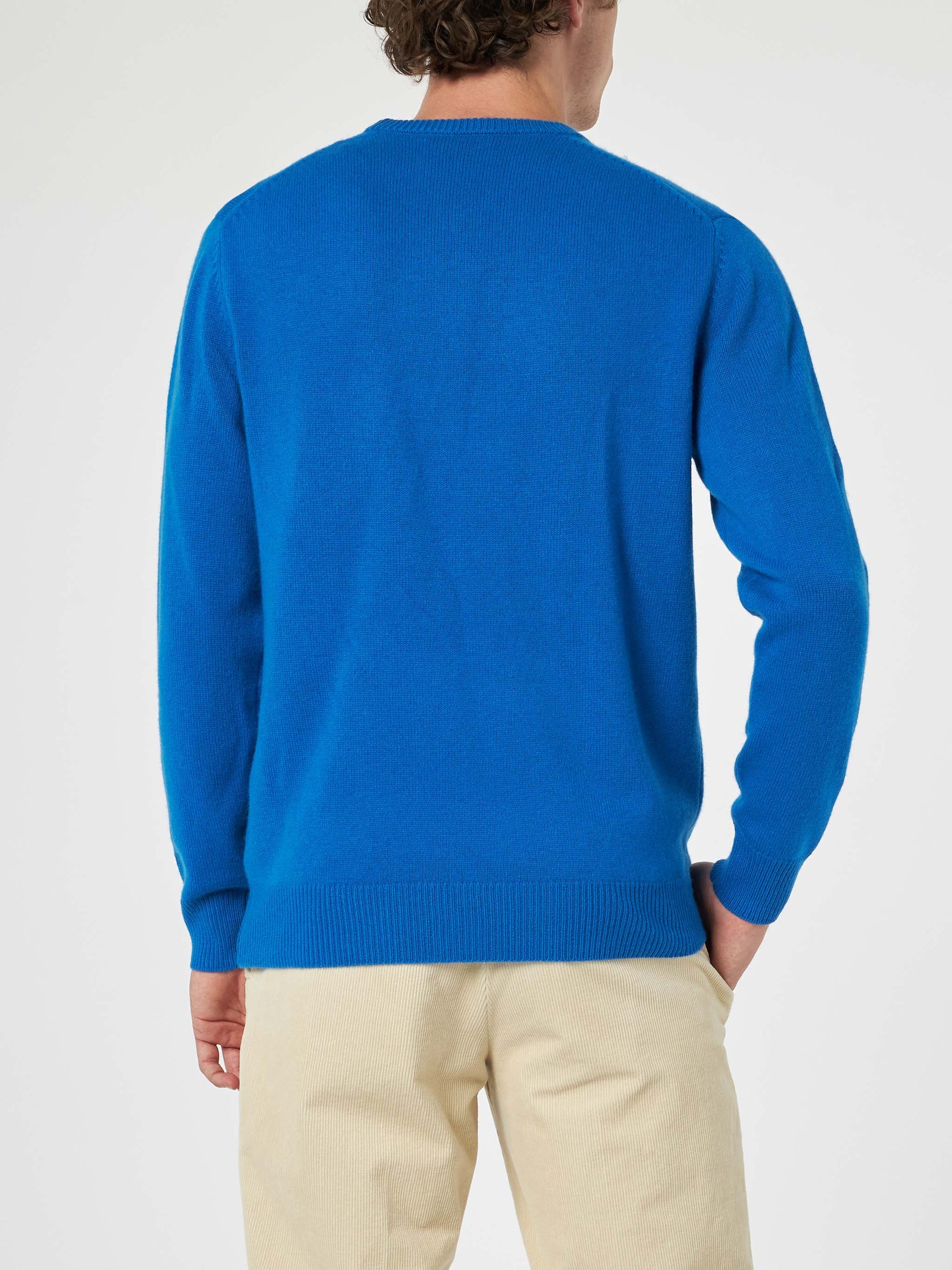 Man crewneck sweater with Crypto Ducky jacquard | CRYPTO PUPPETS SPECIAL EDITION - MC2 Saint Barth