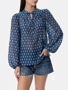 Woman silk voile blouse Harper - MC2 Saint Barth