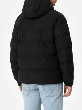 Man black hooded puffer jacket Maier - MC2 Saint Barth