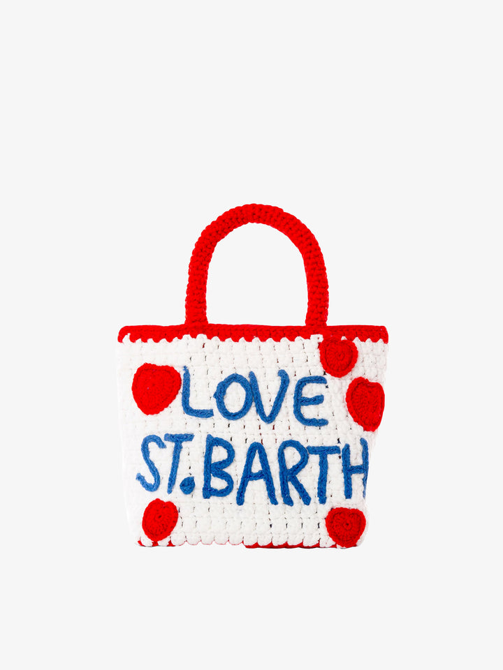 Heart embroidery crochet bag - MC2 Saint Barth