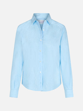 Woman classic Sangallo cotton shirt Meredith - MC2 Saint Barth