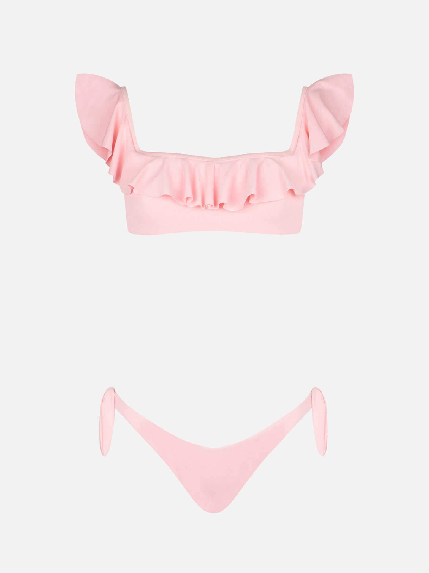 Off Shoulder pink Bikini top