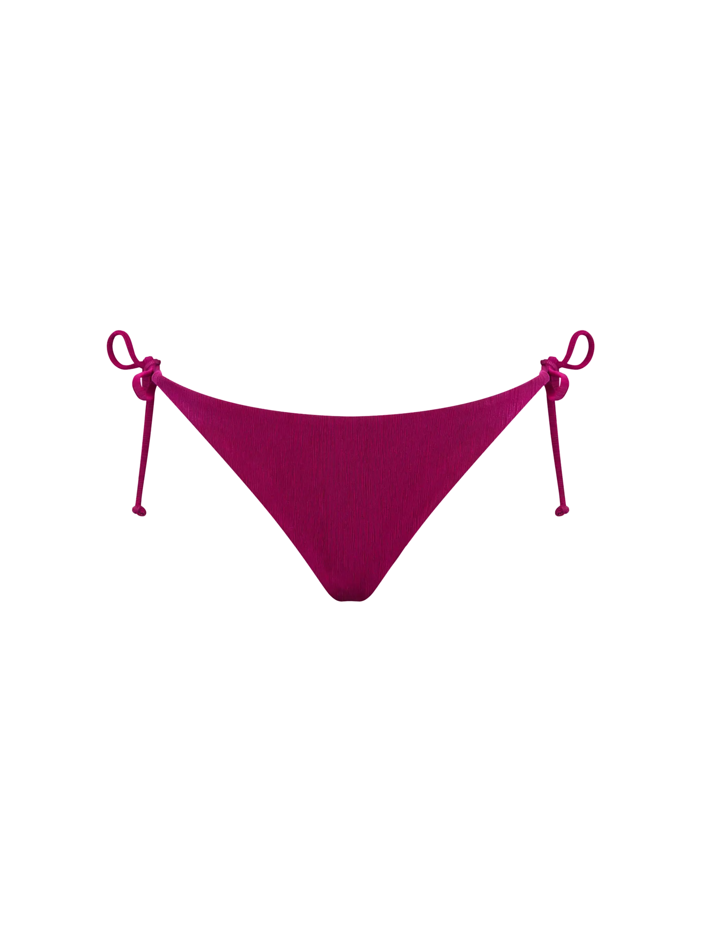 Fucsia pleated swim briefs