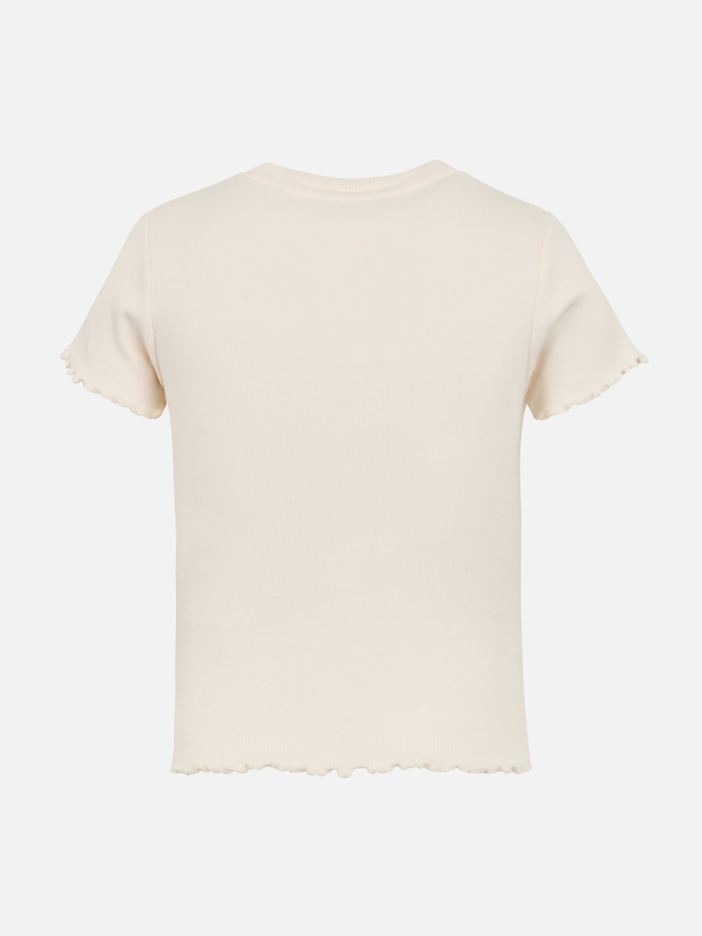 Girl ribbed t-shirt Serena Jr with Baby Star embroidery