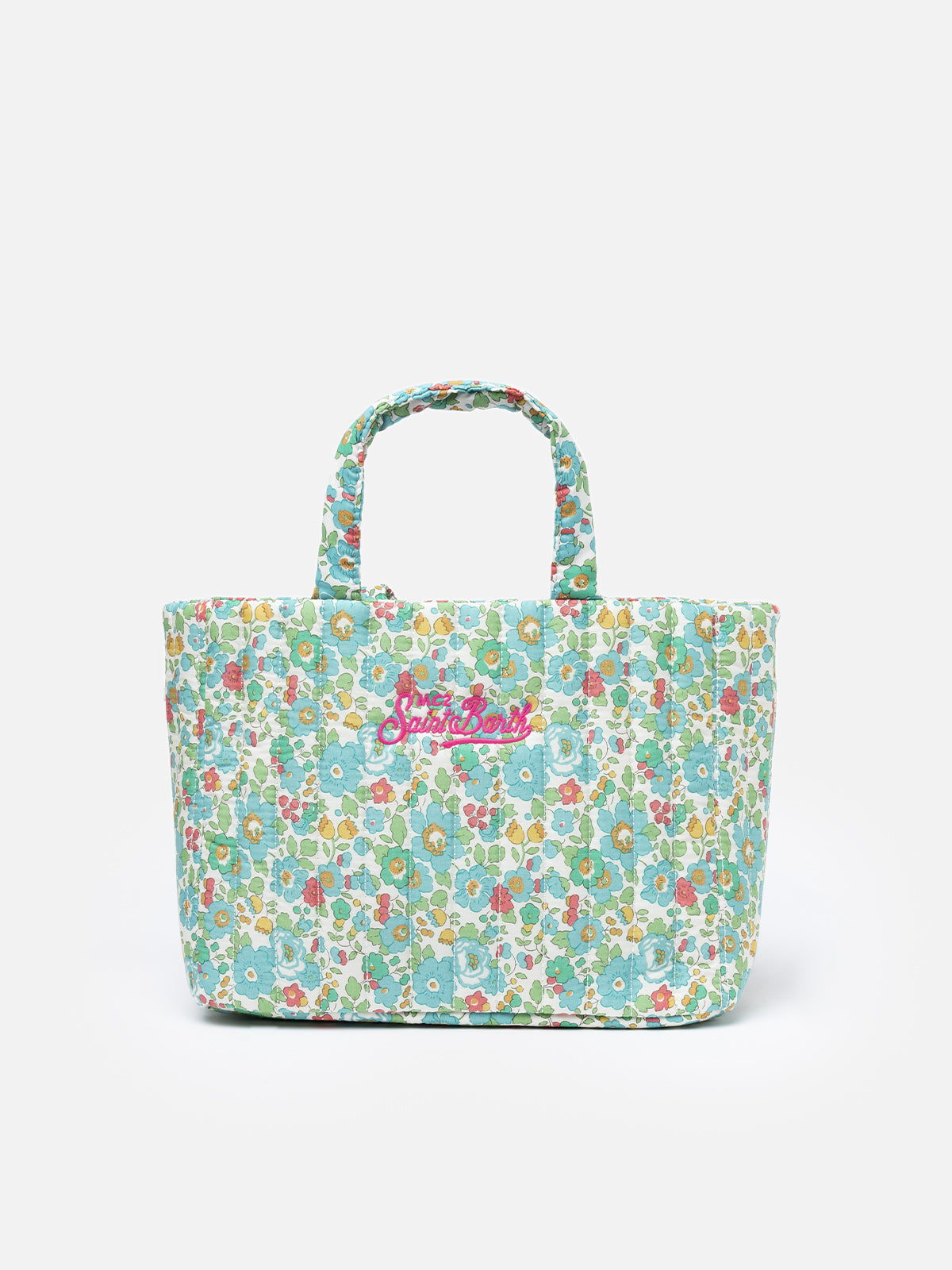 Betsy quilted Soft Tote Mid bag | MADE WITH LIBERTY FABRIC - MC2 Saint Barth