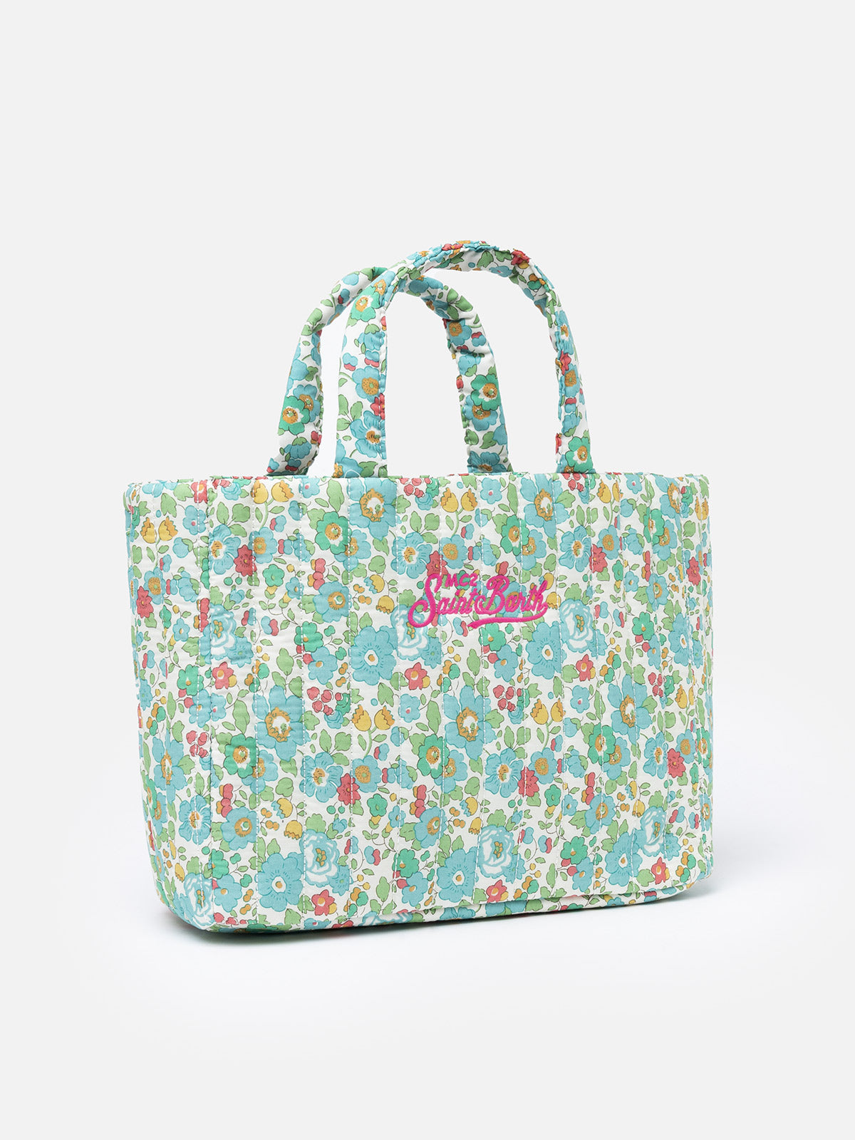 Betsy quilted Soft Tote Mid bag | MADE WITH LIBERTY FABRIC - MC2 Saint Barth