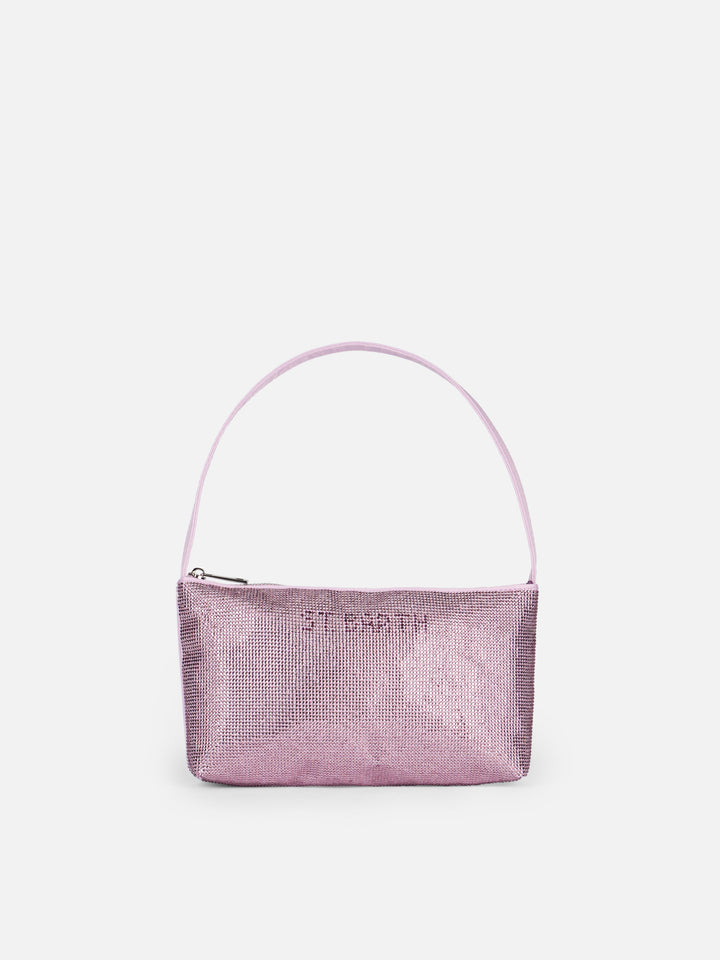 Mini bag with lilac rhinestones - MC2 Saint Barth