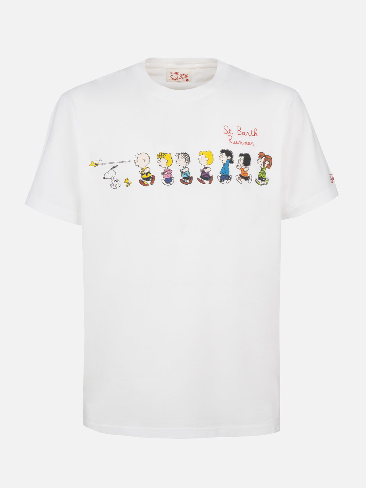 Man cotton t-shirt with Peanuts print and embroidery| SNOOPY PEANUTS™ SPECIAL EDITION - MC2 Saint Barth