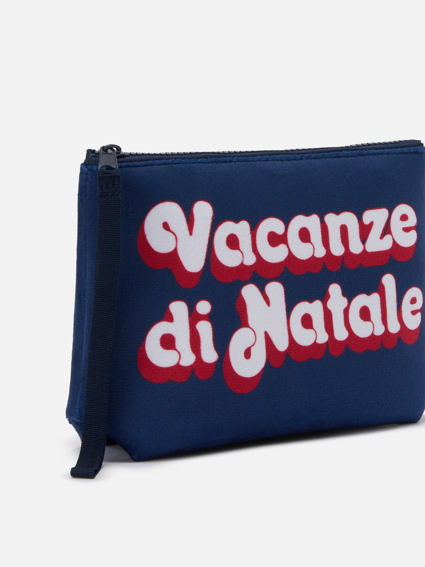 Pochette Aline effetto lana con stampa Vacanze di Natale | VACANZE DI NATALE SPECIAL EDITION