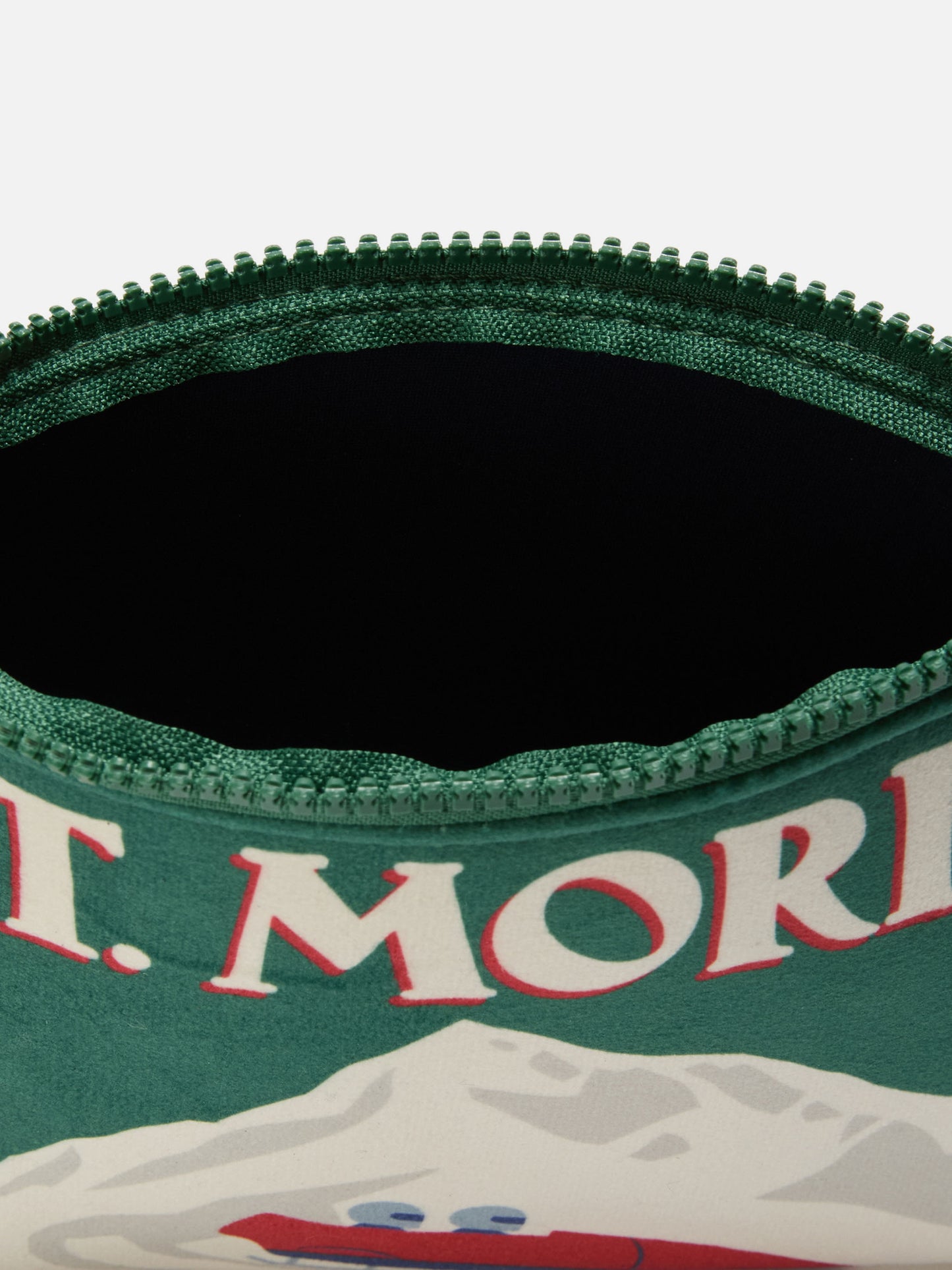 Pochette Aline effetto lana con stampa St. Moritz | ST. MORITZ TOP OF THE WORLD SPECIAL EDITION