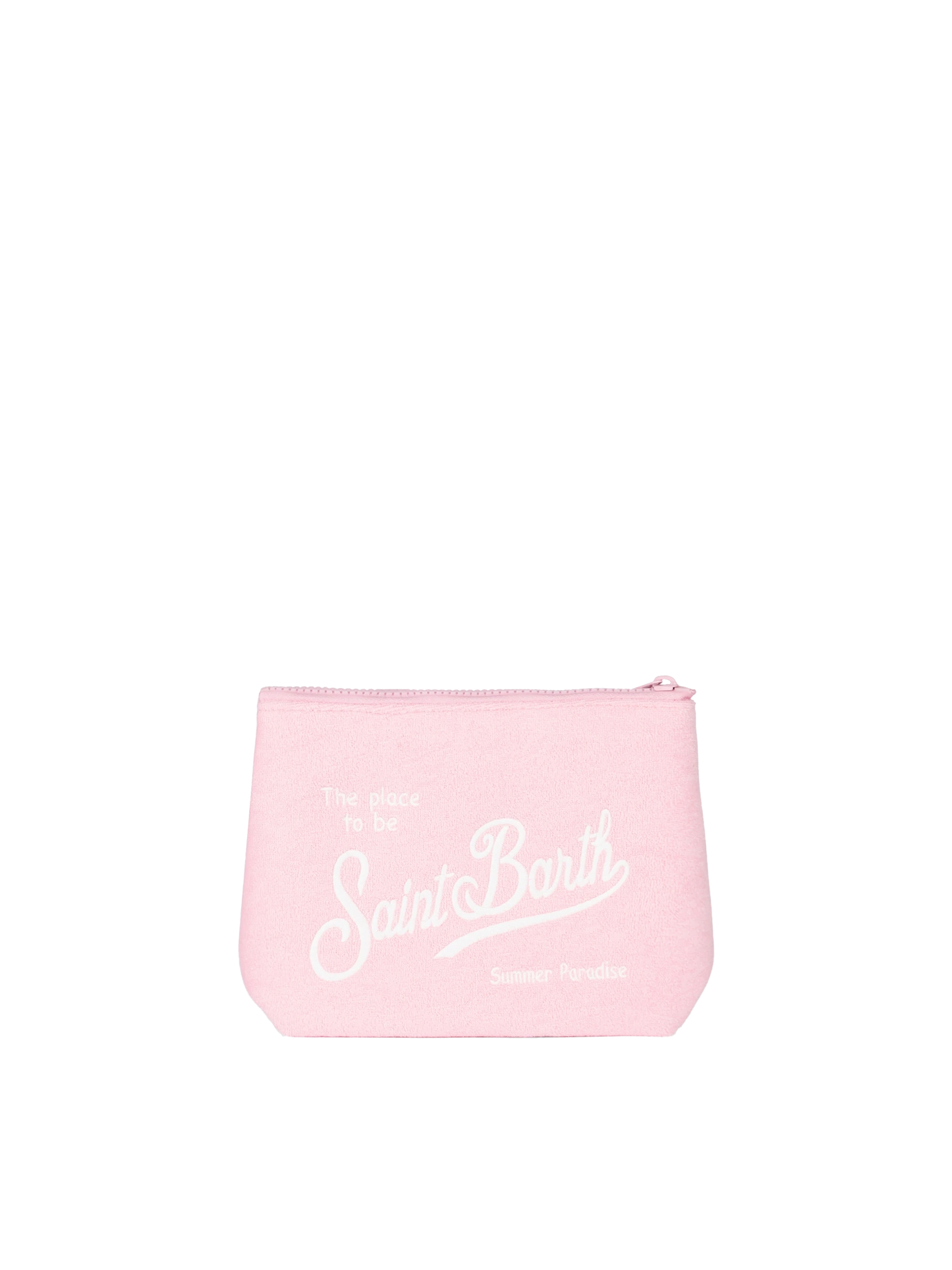 Aline pink embossed terry pochette - MC2 Saint Barth