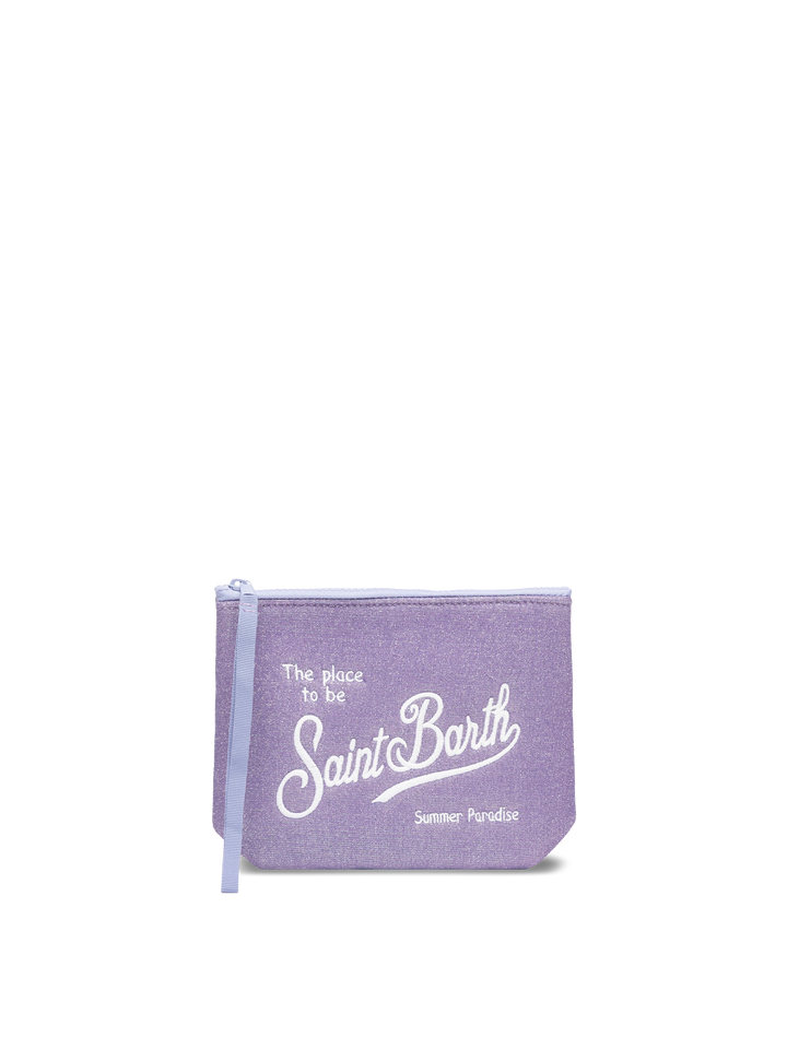 Aline lila Lurex-Pochette