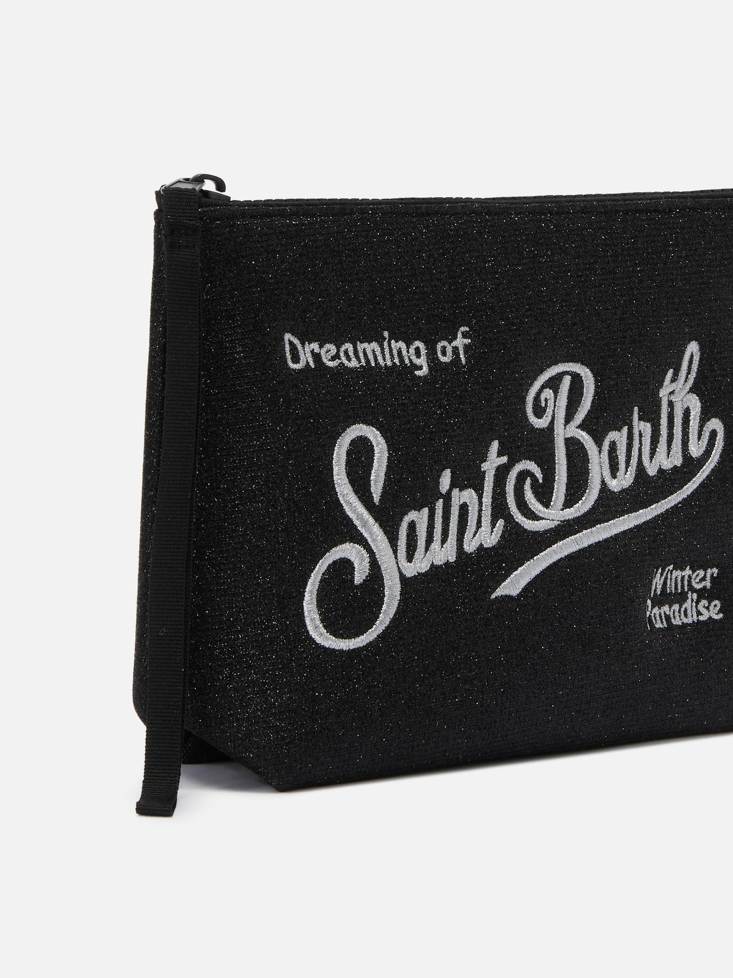 Pochette Aline Lurex nera