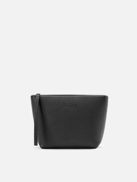 Aline Pouch in black leather