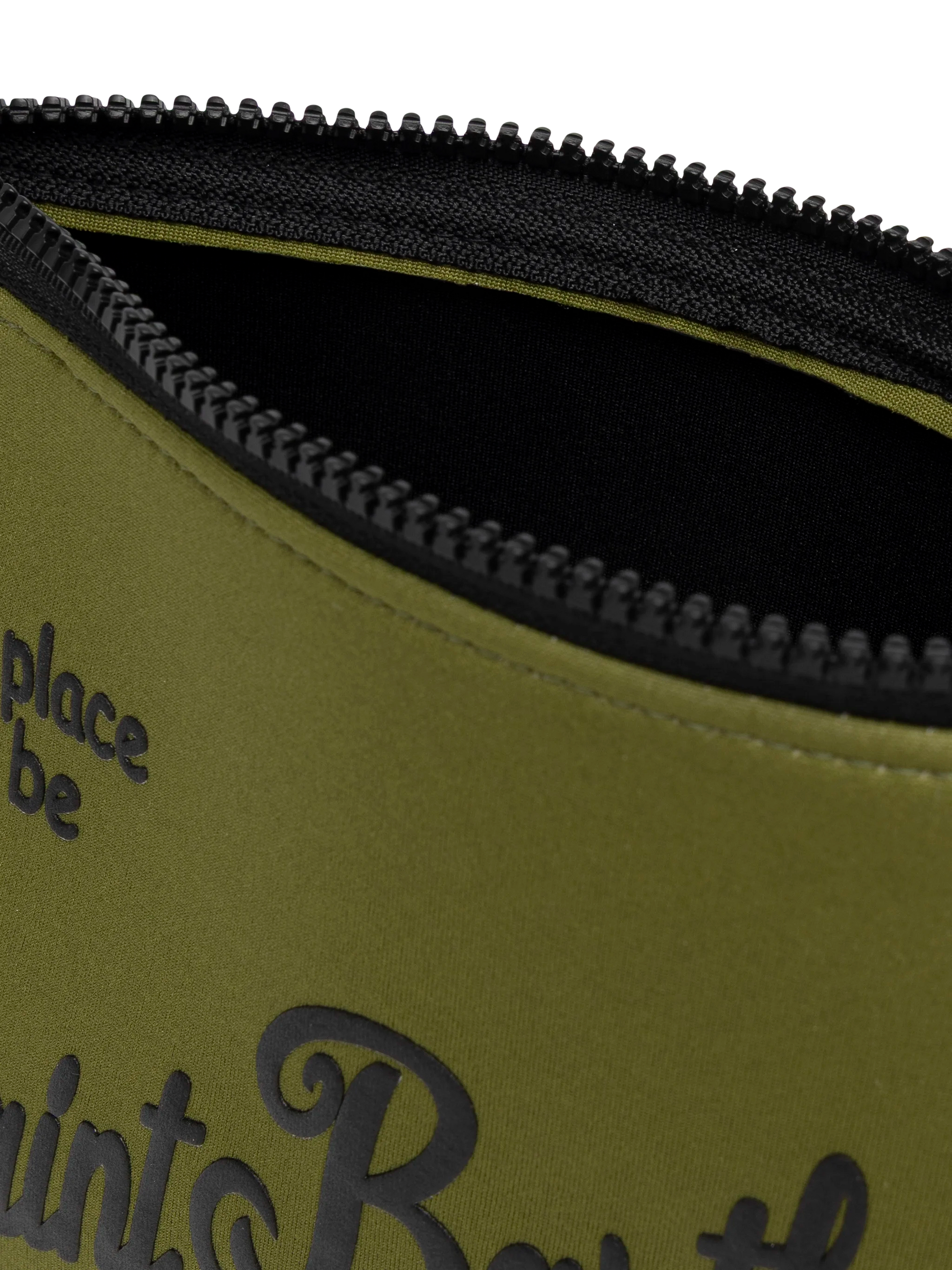 Aline military green scuba pochette - MC2 Saint Barth