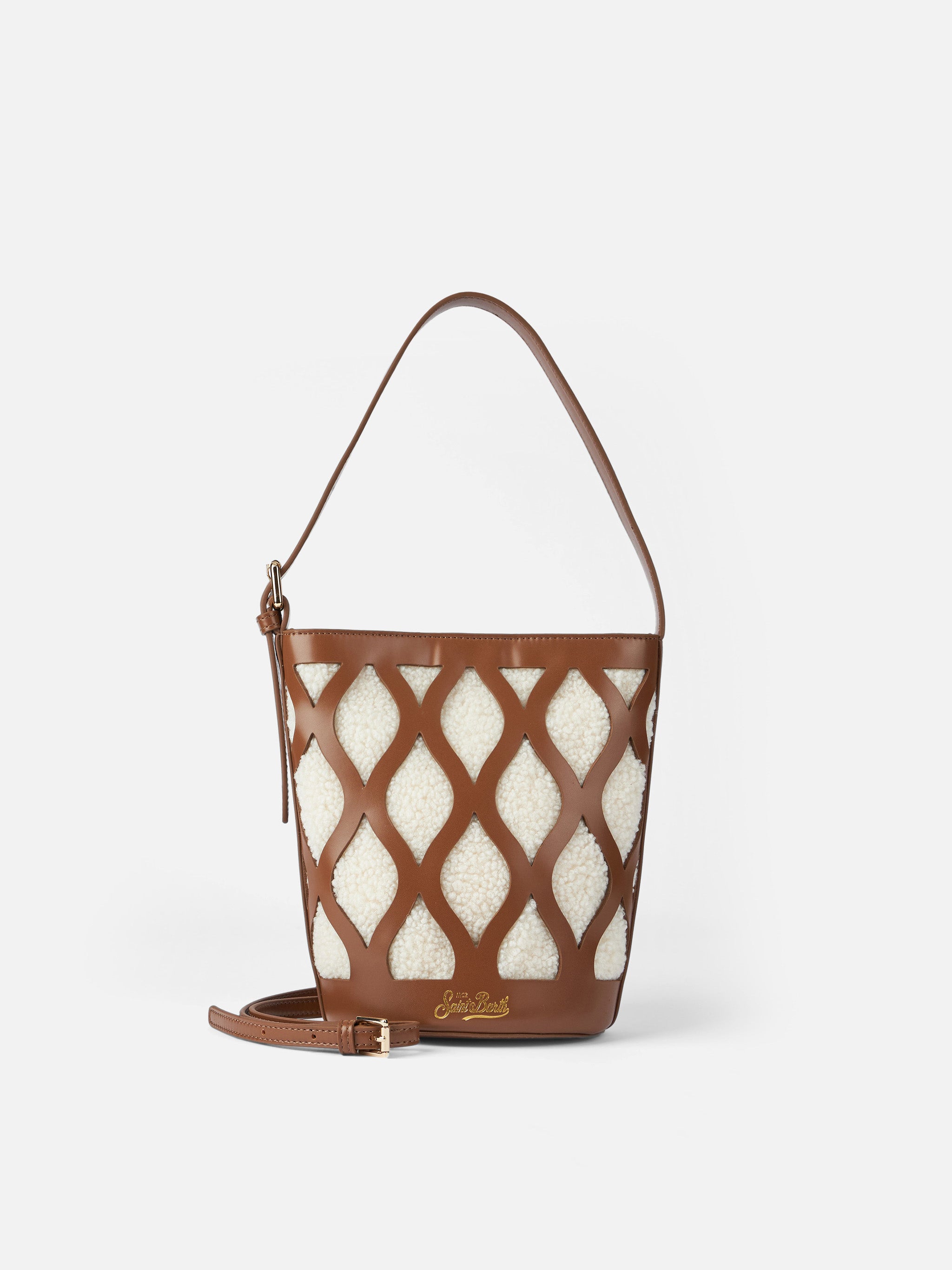 ◆LCDC◆ STUD DETAIL BUCKET BAG LCDWAABG20010 Bucket bag Alexandra with teddy details – MC2 Saint Barth