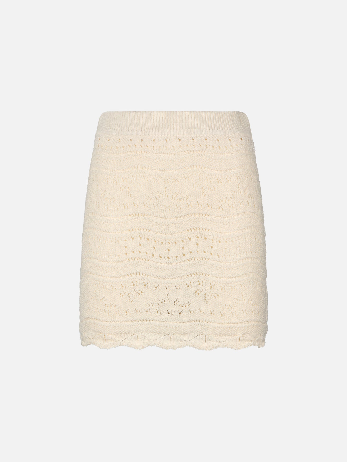 Woman cotton knit mini skirt Apple - MC2 Saint Barth