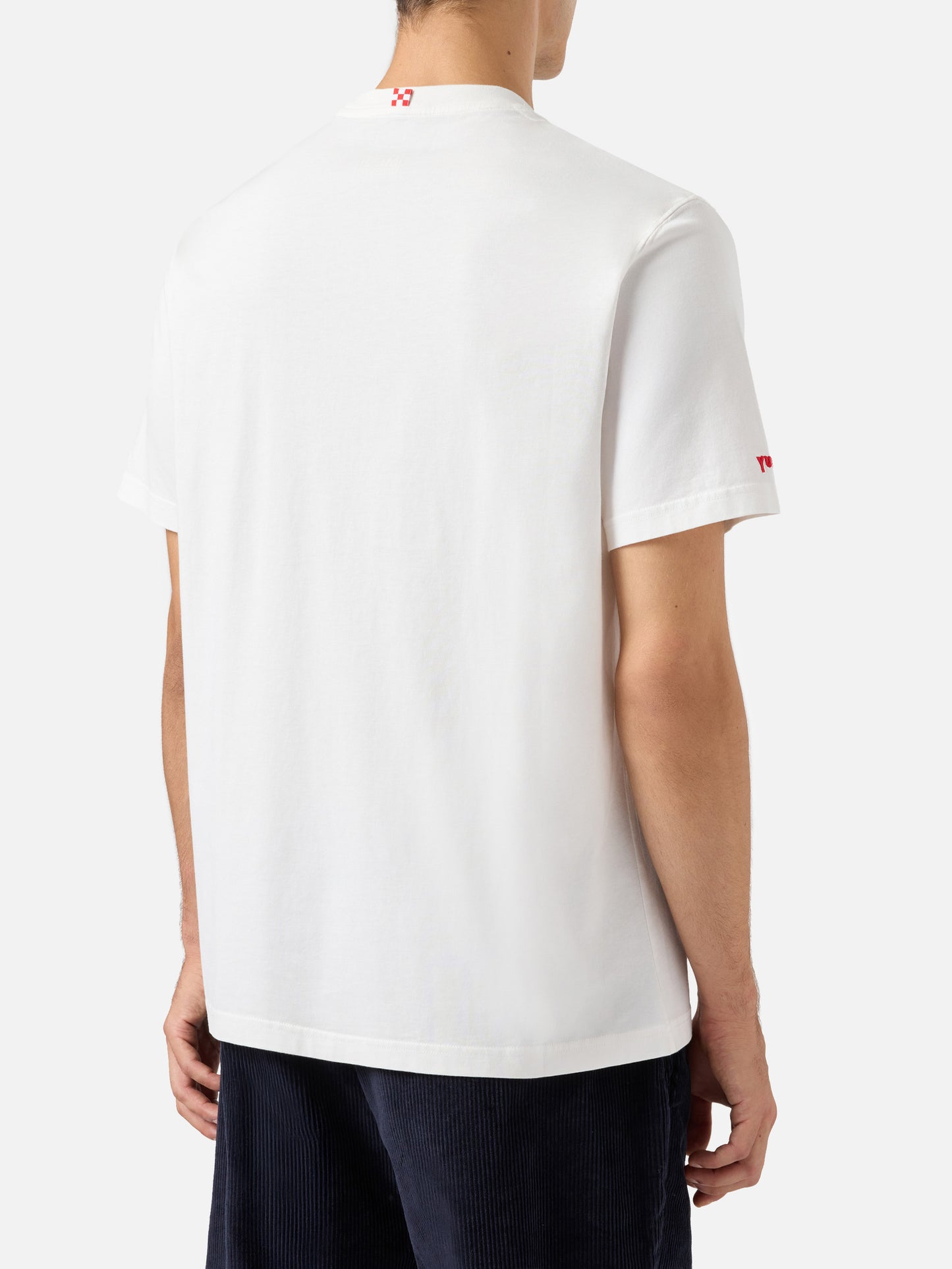 Winter-Baumwoll-T-Shirt von Arnott mit „Praticamente Marocco...“-Stickerei | YUPPIES SPECIAL EDITION