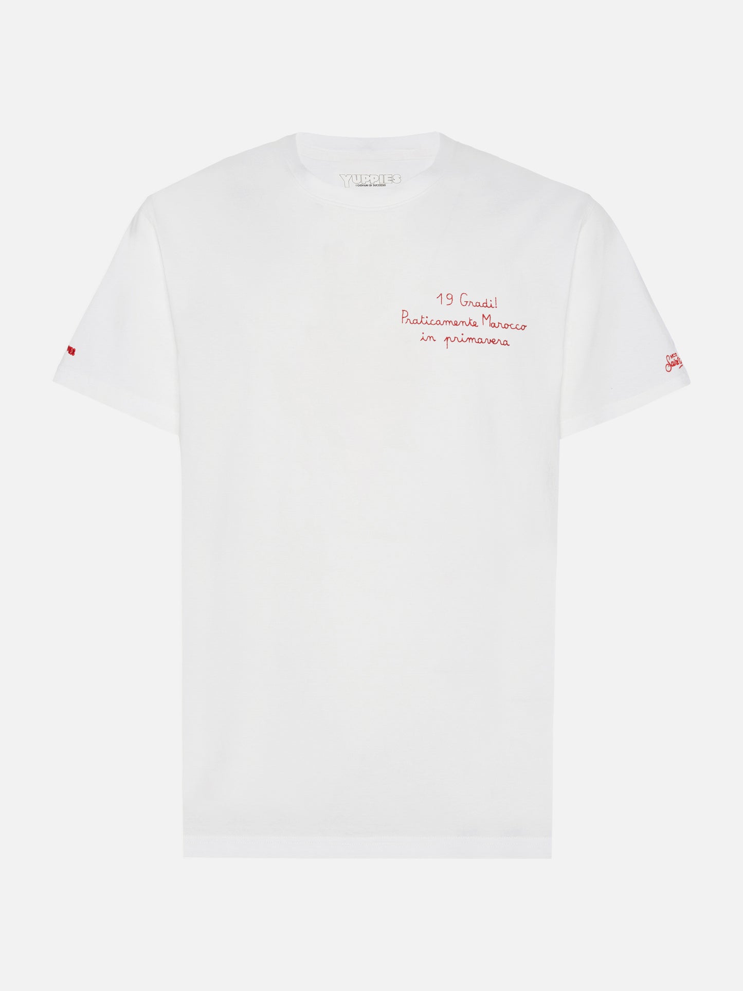 Winter-Baumwoll-T-Shirt Arnott mit Praticamente Marocco... Stickerei | YUPPIES SPECIAL EDITION