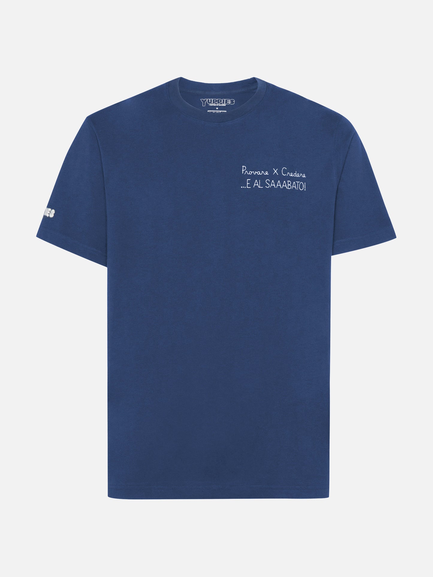 T-shirt in cotone invernale Arnott con ricamo Provare per credere | YUPPIES SPECIAL EDITION