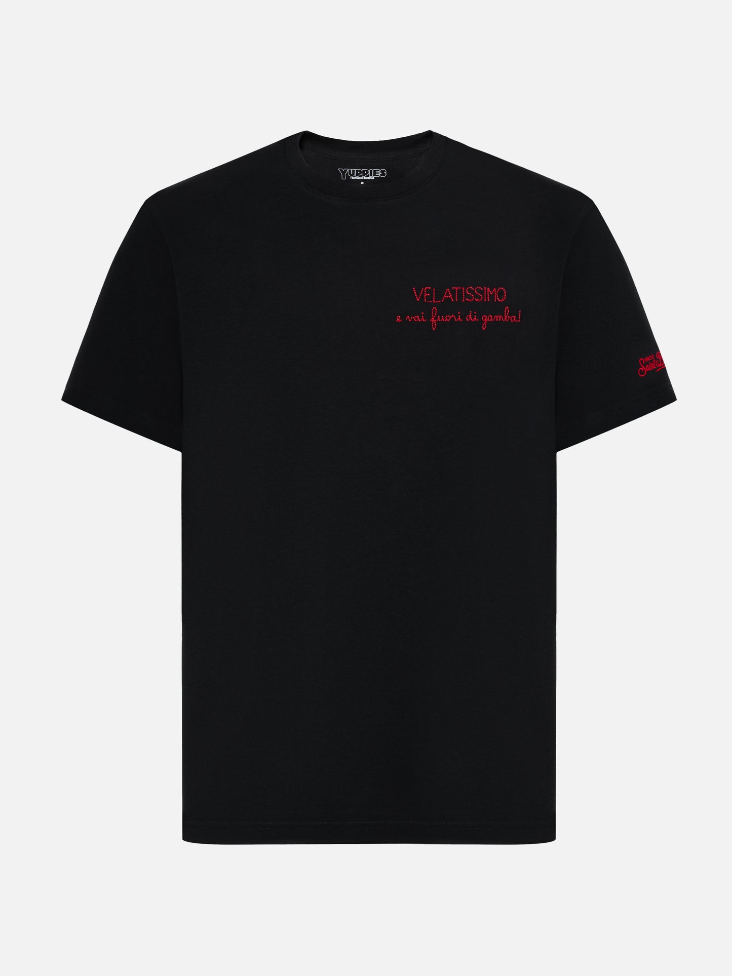 Winter cotton t-shirt Arnott with VELATISSIMO... embroidery | YUPPIES SPECIAL EDITION