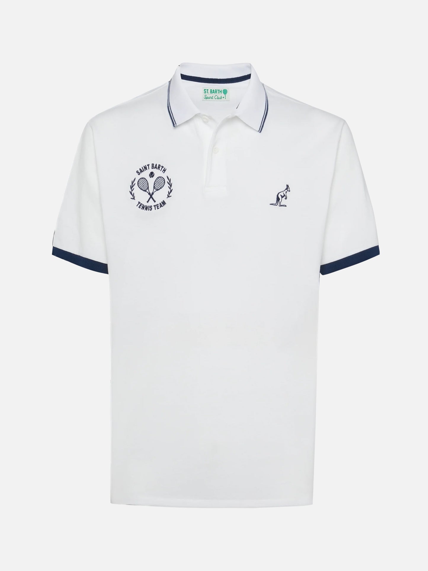 Weißes Herren-Poloshirt aus Baumwollpiquet Beverly Hills | SONDERAUSGABE DER AUSTRALISCHEN MARKE