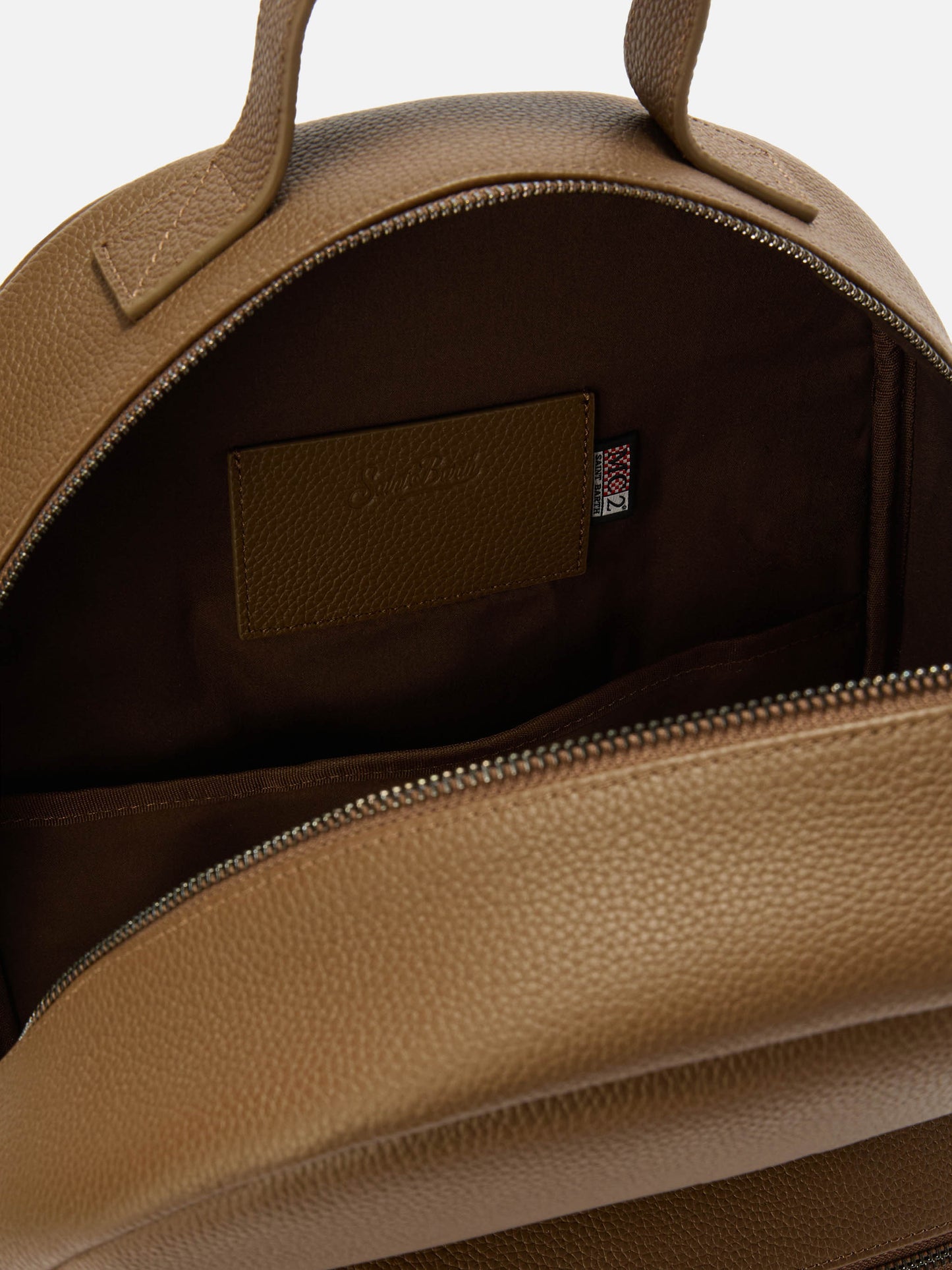 Backpack in brown leather