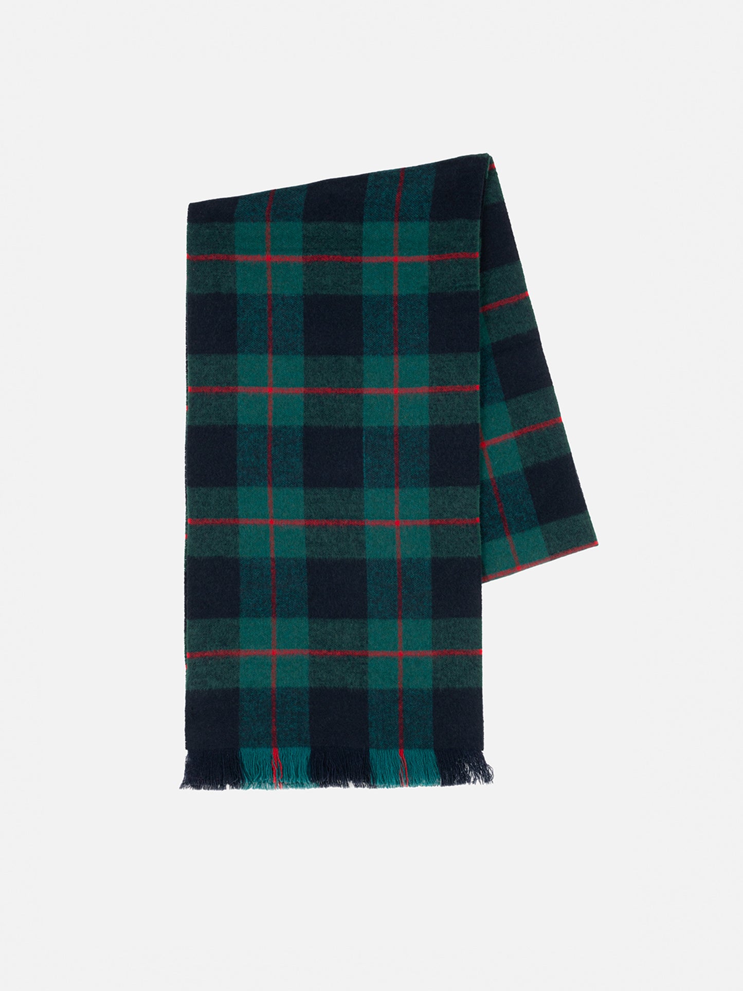 Sciarpa Blanket con motivo tartan e ricamo St. Barth