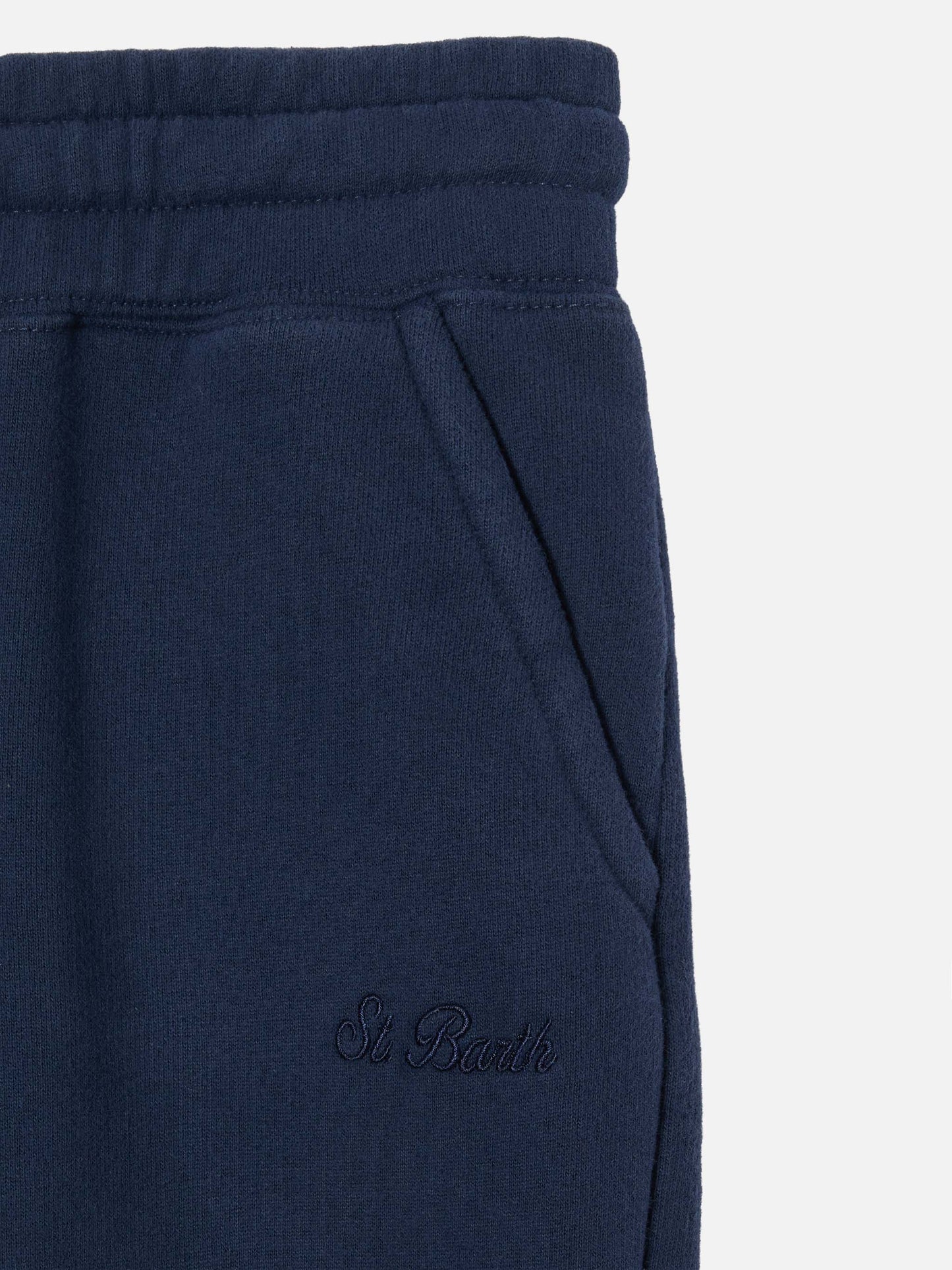 Pantaloni jogger Bolt Jr in cotone blu