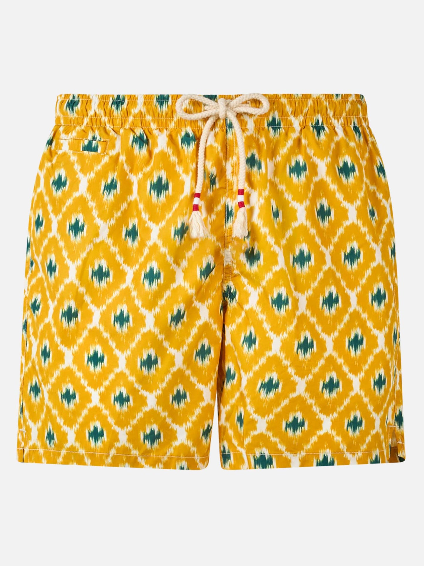 Herren-Badeshorts mit geometrischem Aufdruck