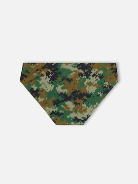 Man camouflage swim briefs Cayo - MC2 Saint Barth