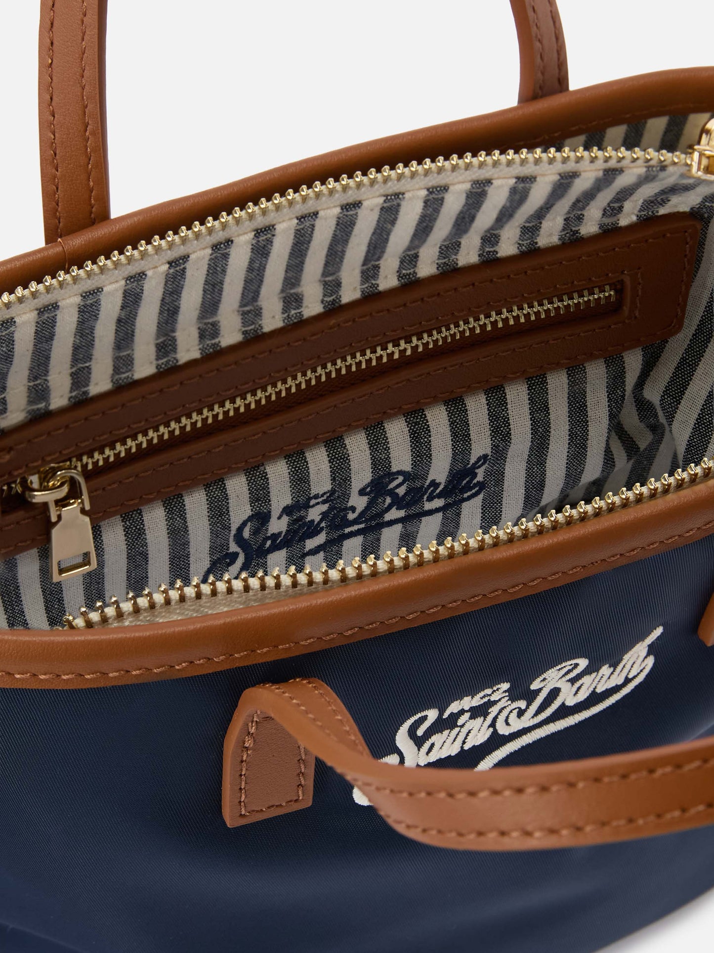 Navy blue City mini nylon bag